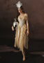 Golden Veil Valkyrie Corset Dress