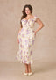 Curve&Plus Purple Iris Swayed by Wind Dress