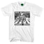The Beatles "Abbey Road" Black and White Graphic Tee in White