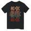 AC/DC "Stacked Logo" Graphic Tee in Black