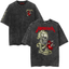 Metallica Anatomical Skull and Heart Vintage-Wash Graphic T-Shirt