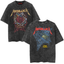 Metallica Graphic Print Vintage-Wash Heavy Metal T-Shirt