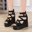 Platform Wedge Plain Sandals