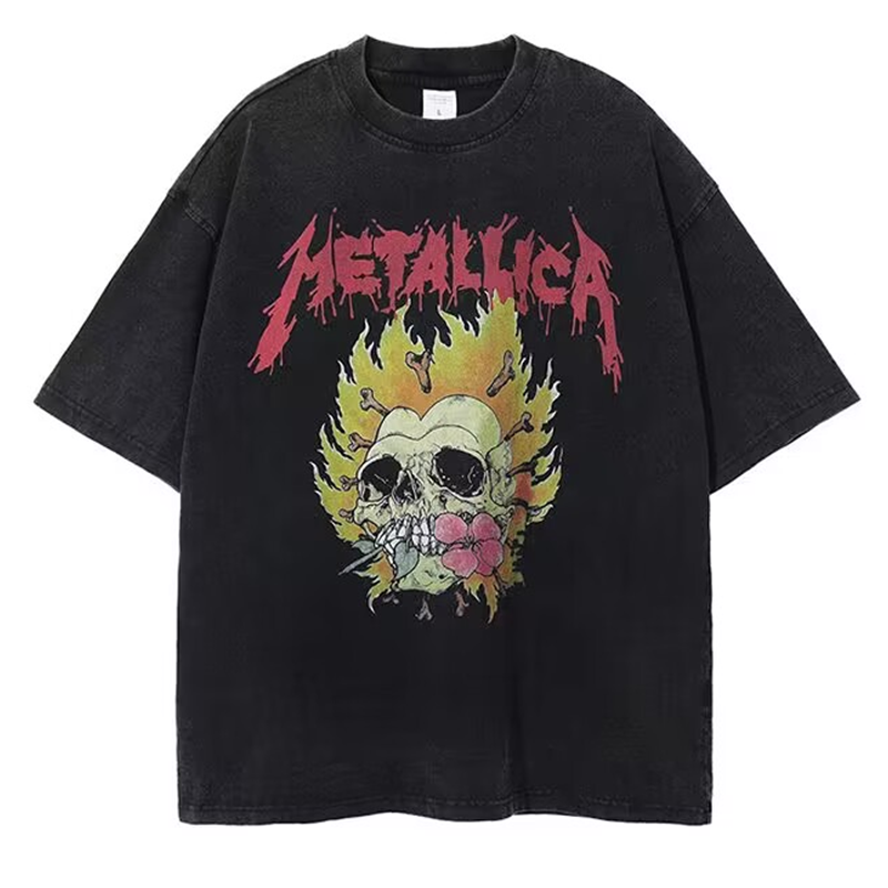 Metallica Vintage Skull Graphic Tee
