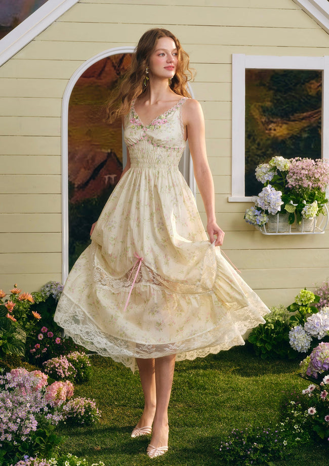 Floral Holiday Dress Hover Image