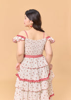 Curve & Plus Red Hood Maiden Dress