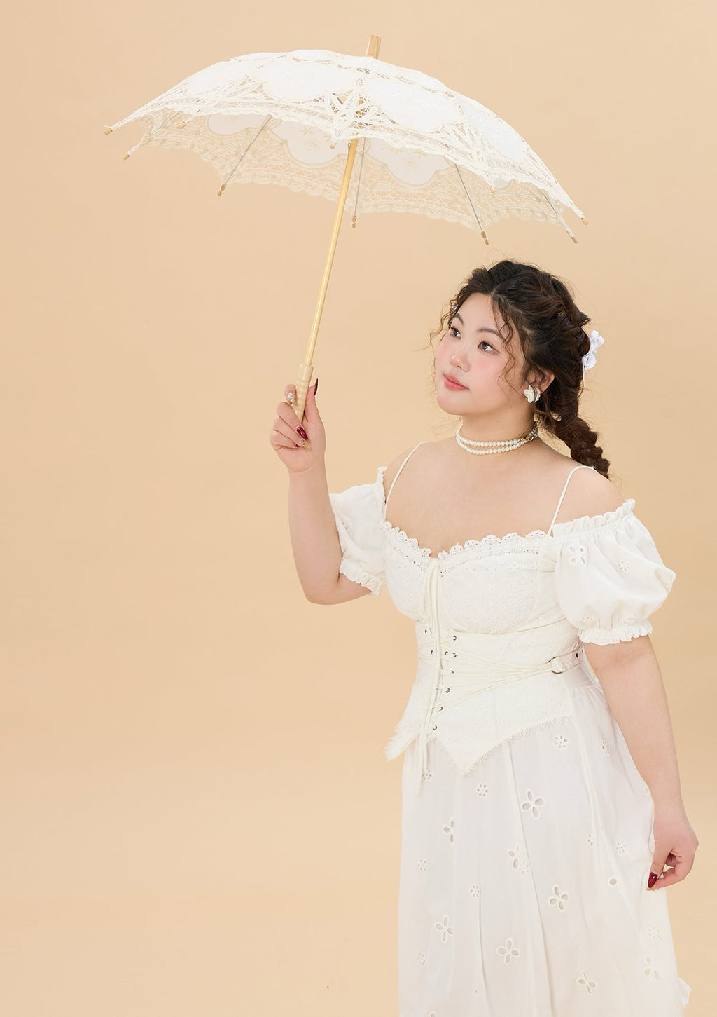 Curve & Plus "I Flipped" Corset Dress