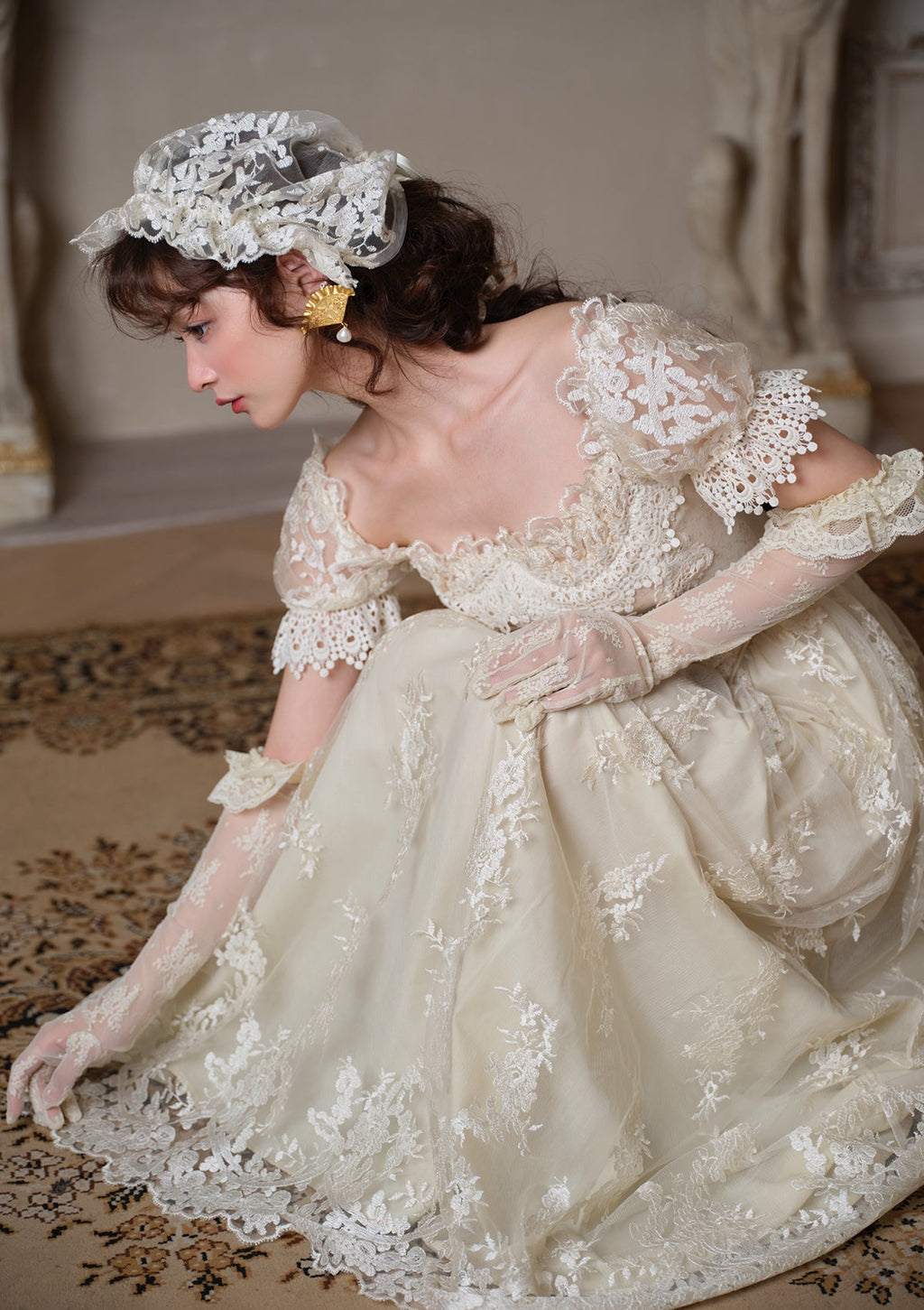 The Tear of Blossom and Candle Corset Dress