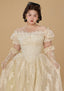 Curve & Plus The Tear of Blossom and Candle Corset Dress