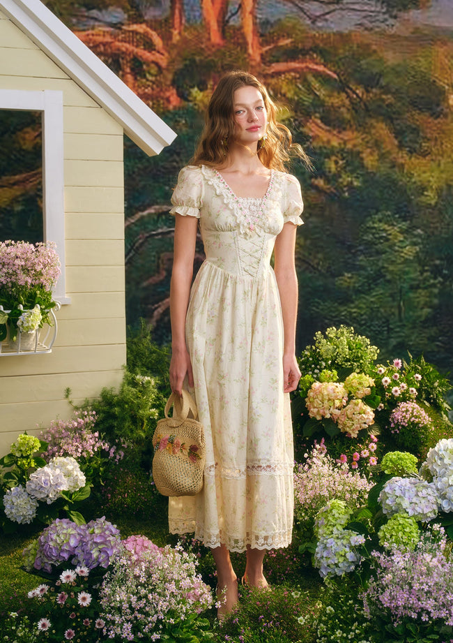 Garden Tea Party Corset Dress Hover Image