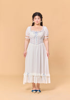 Curve & Plus Dear White Pages Dress
