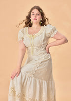 Curve & Plus Green Grapes Dress