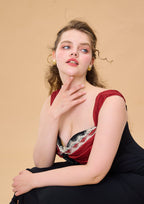 Curve & Plus Shaking the Wine Glass Corset Dress
