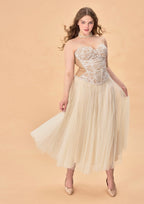 Curve & Plus "White Moon, Weaving Dreams" Corset