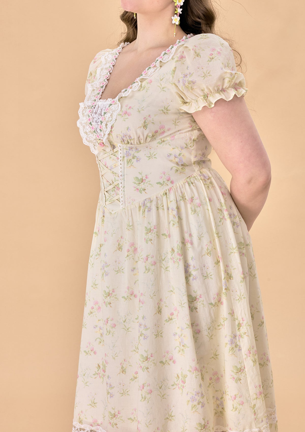 Curve & Plus Garden Tea Party Corset Dress