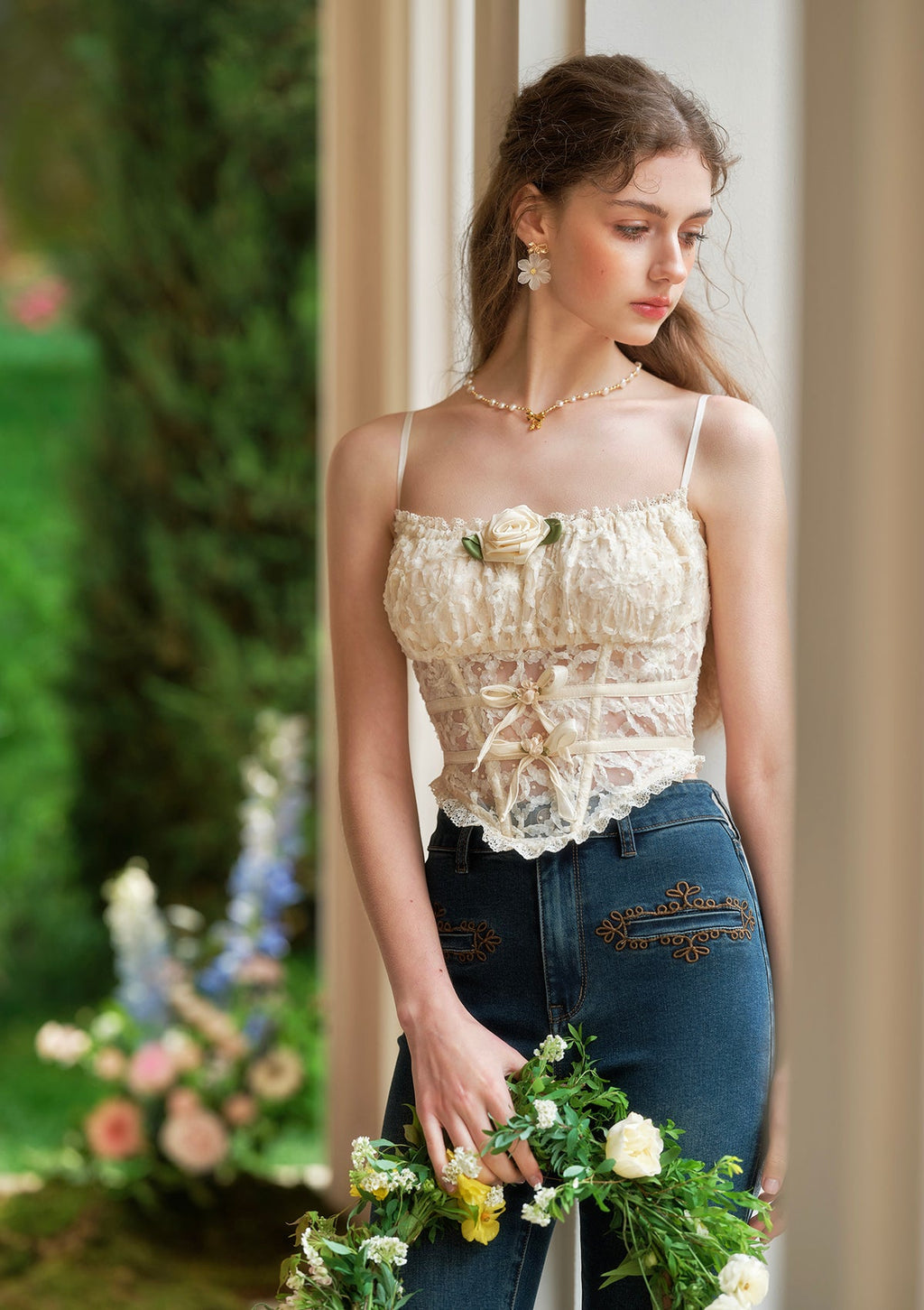 Jasmine's Dream Net Corset