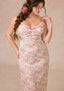 Curve&Plus Rose Mist Path Dress