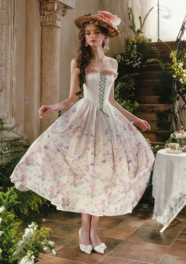 Bloom Overture Corset Dress (Long) Hover Image
