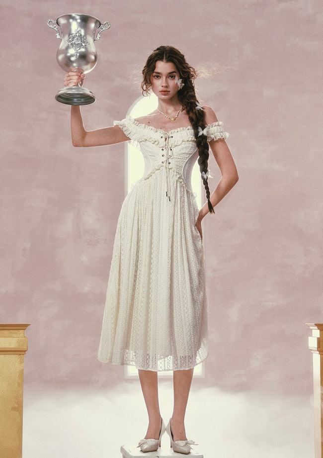 Twin Butterflies Corset Dress（Long） Hover Image
