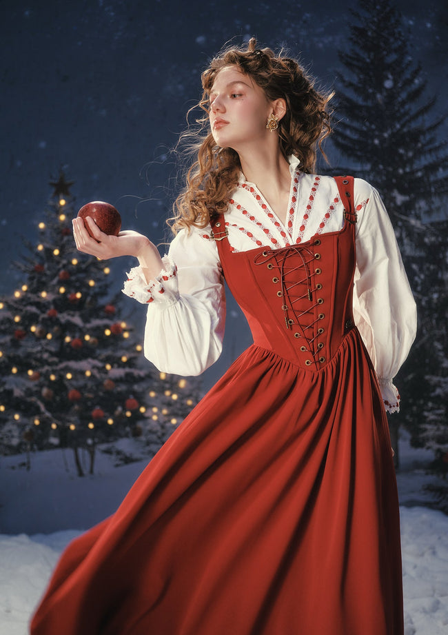 The Red Swordsman Dress Hover Image