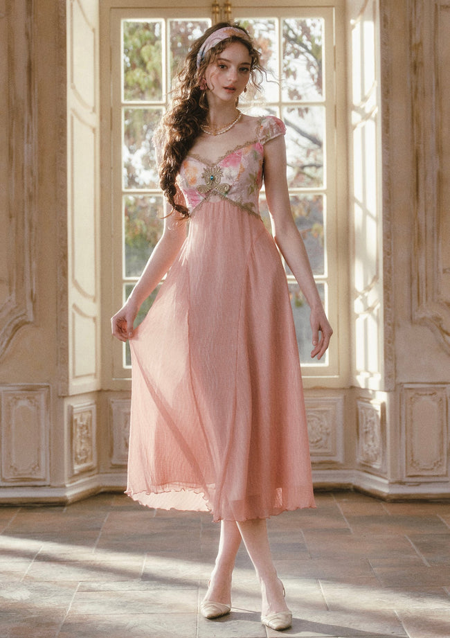 Blazing Sunset Cloud Dress Hover Image