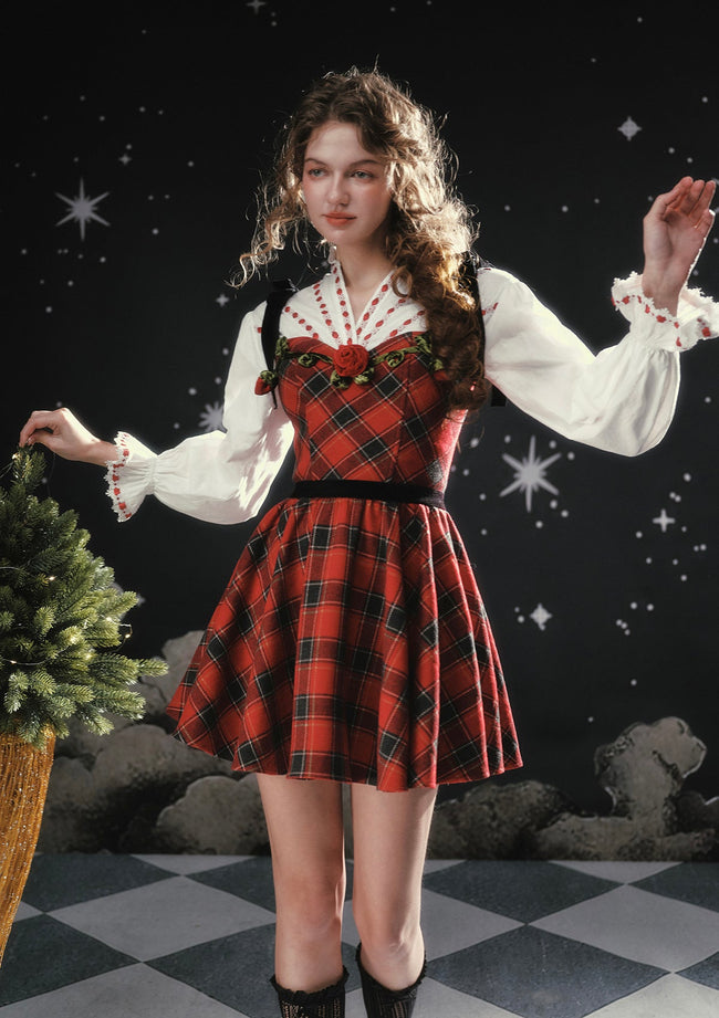 Rose Canelé Corset Dress Hover Image