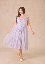 Curve&Plus Ode to Purple Iris Dress