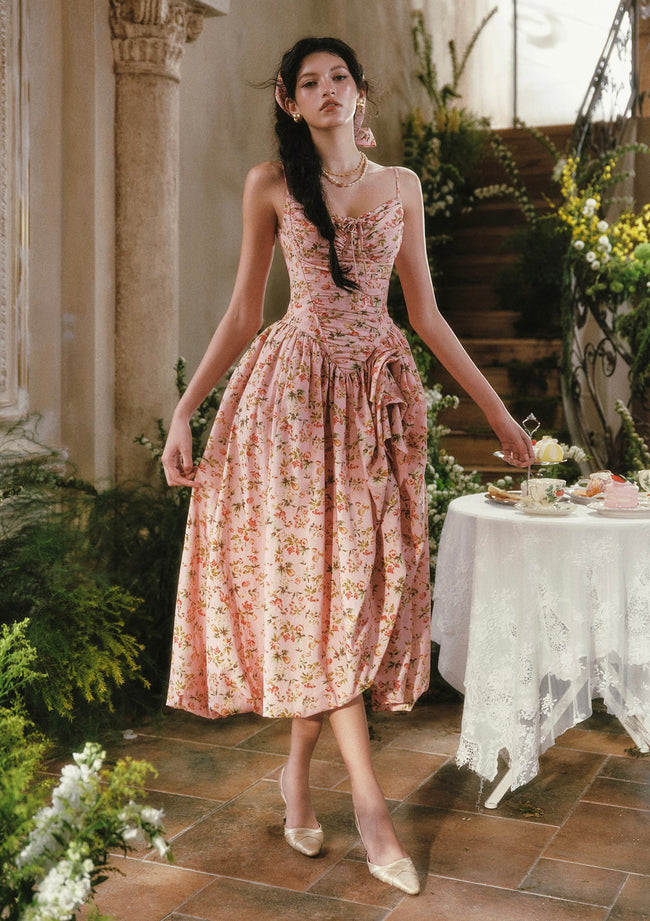 Floral Garden Sweet Tea Corset Dress Hover Image
