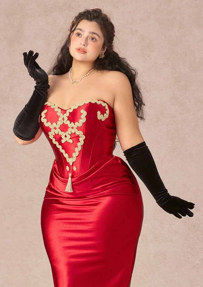 Curve&Plus Queen Heart Corset Dress Main Image