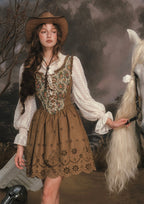 Classical Jialilve Suede Dress