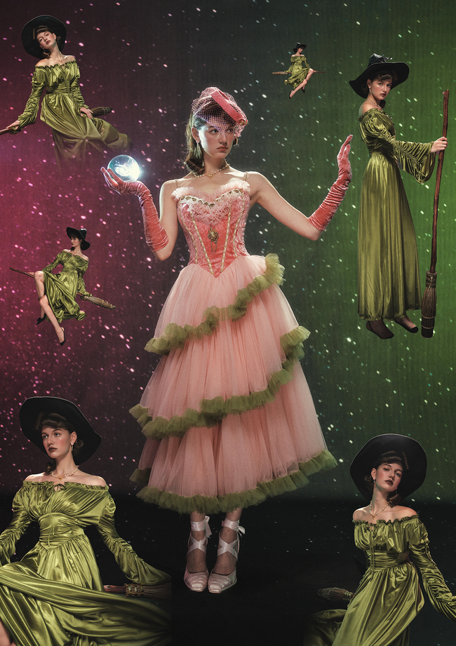 Grape Grinda Corset Dress (Long) Hover Image