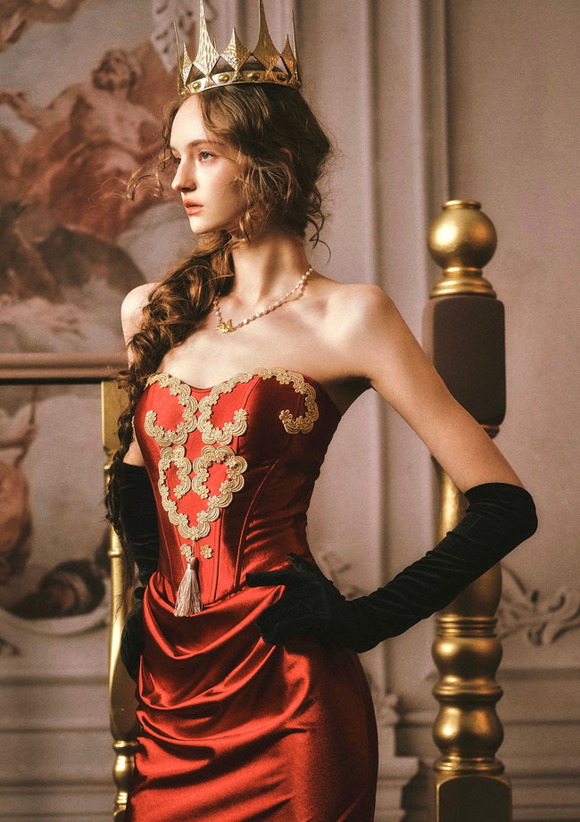 Queen Heart Corset Dress Hover Image