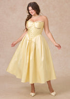 Curve&Plus Belle's Gilded Corset Dress