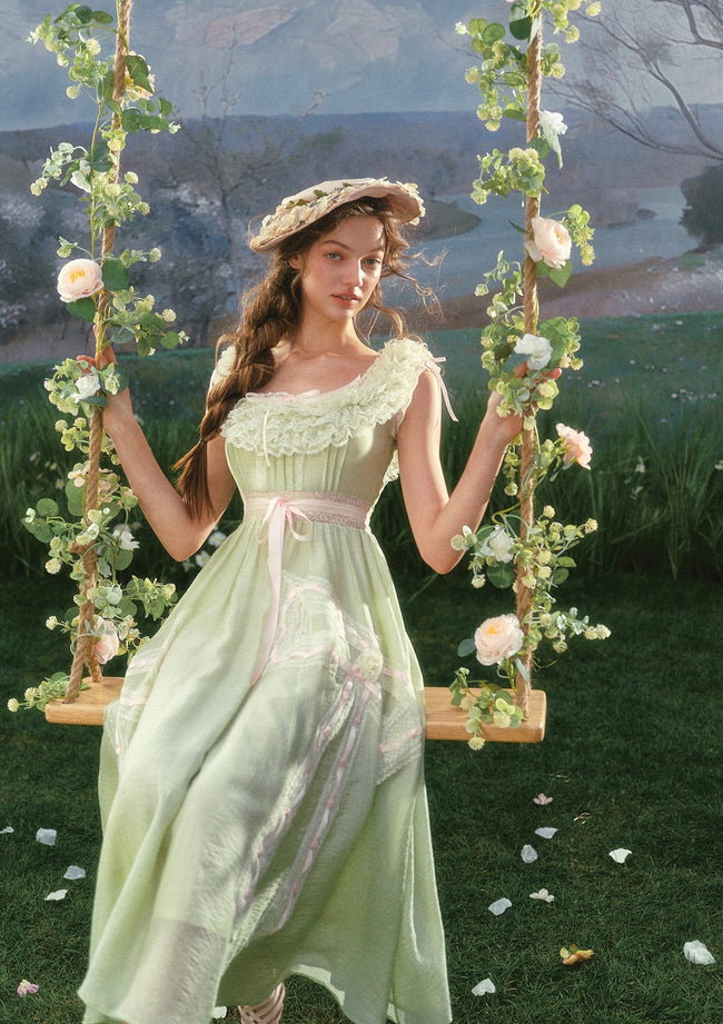 Green Kite Dress 2.0 Hover Image