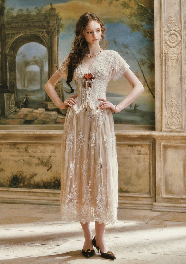 Wild Thorn Rose Corset Dress Hover Image