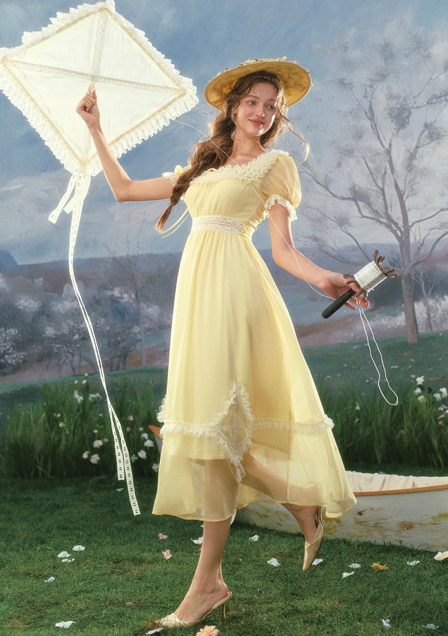 Yellow Kite Dress Hover Image