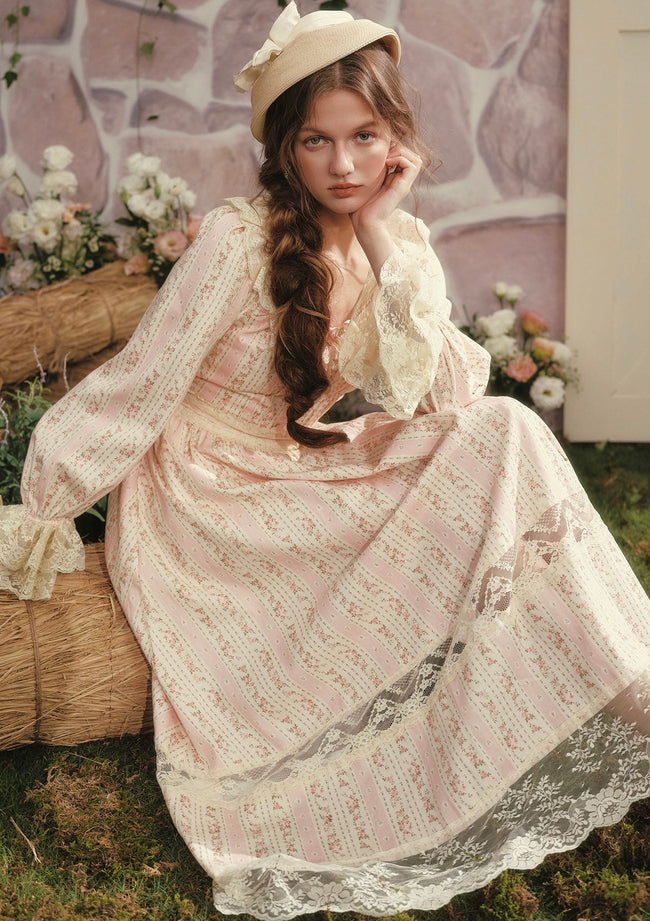 Honey Flower Notes Dress Hover Image