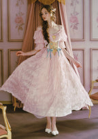 Embroidered Princess Corset Dress