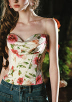 Corn Poppy Corset