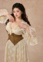 Curve&Plus White Horse Princess Dress