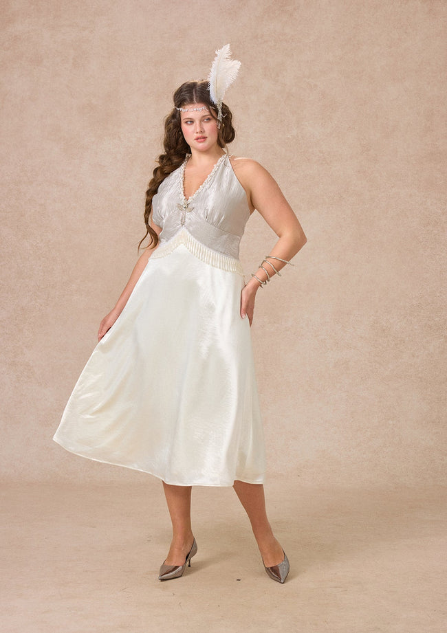 Curve&Plus Silver Light Serenade Dress Hover Image
