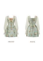 Mary's Garden Poem Corset Dress