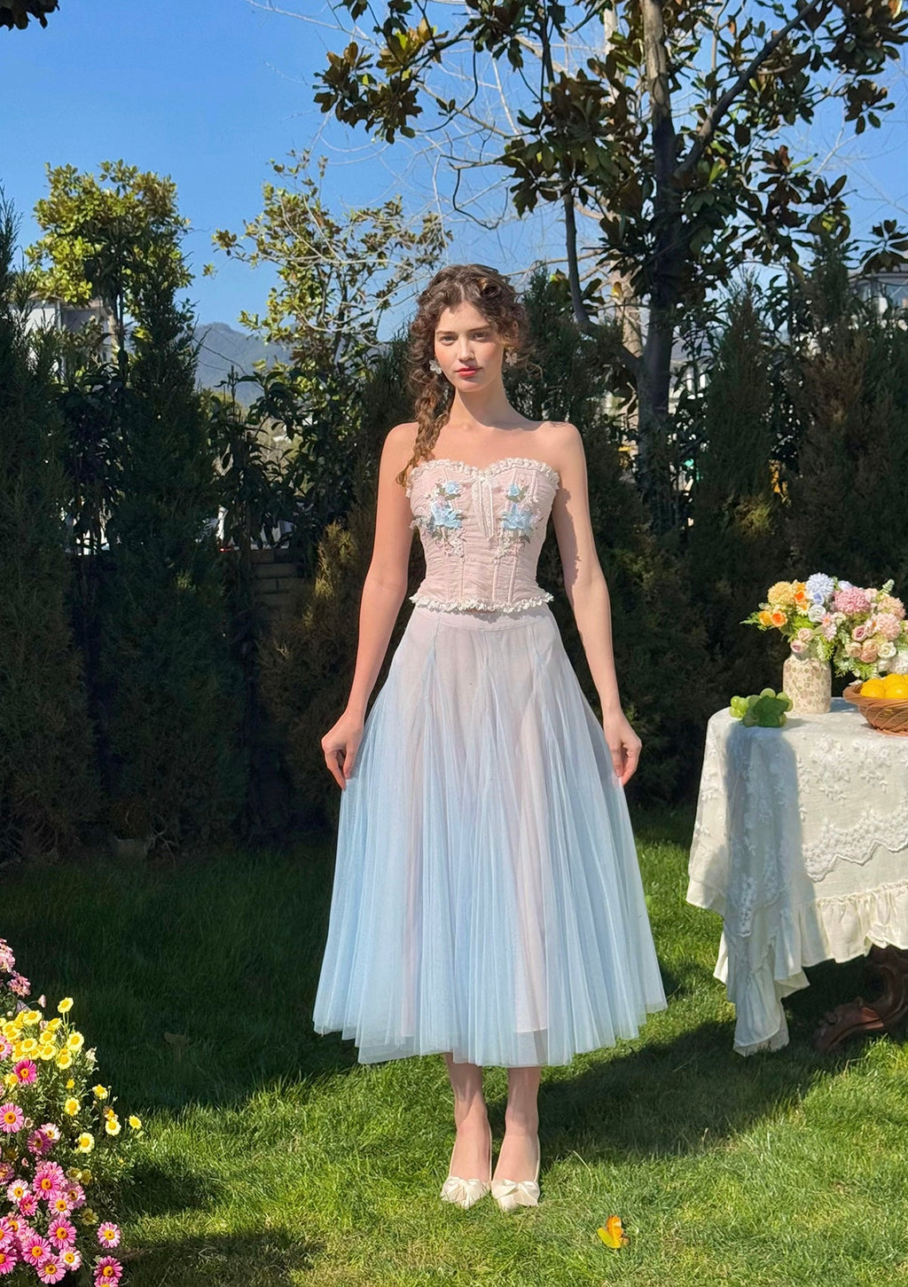 The Blue Lily Corset