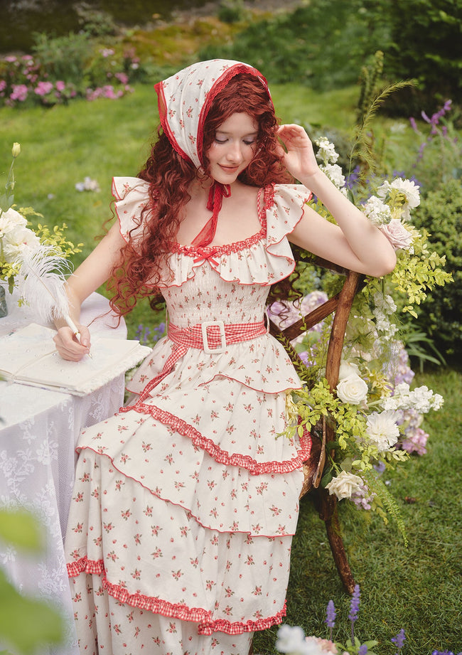 Red Hood Maiden Dress Hover Image