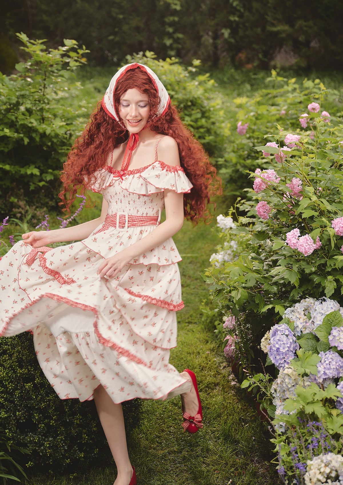 Red Hood Maiden Dress