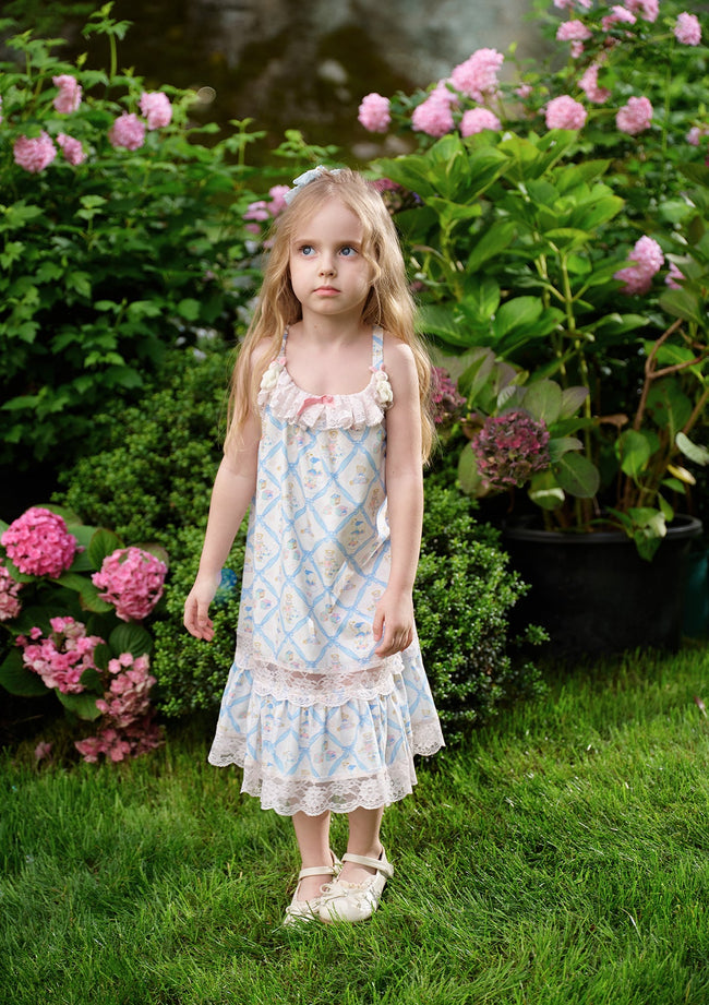 Toddler Girl Bear Butterfly Dance Dress Main Image