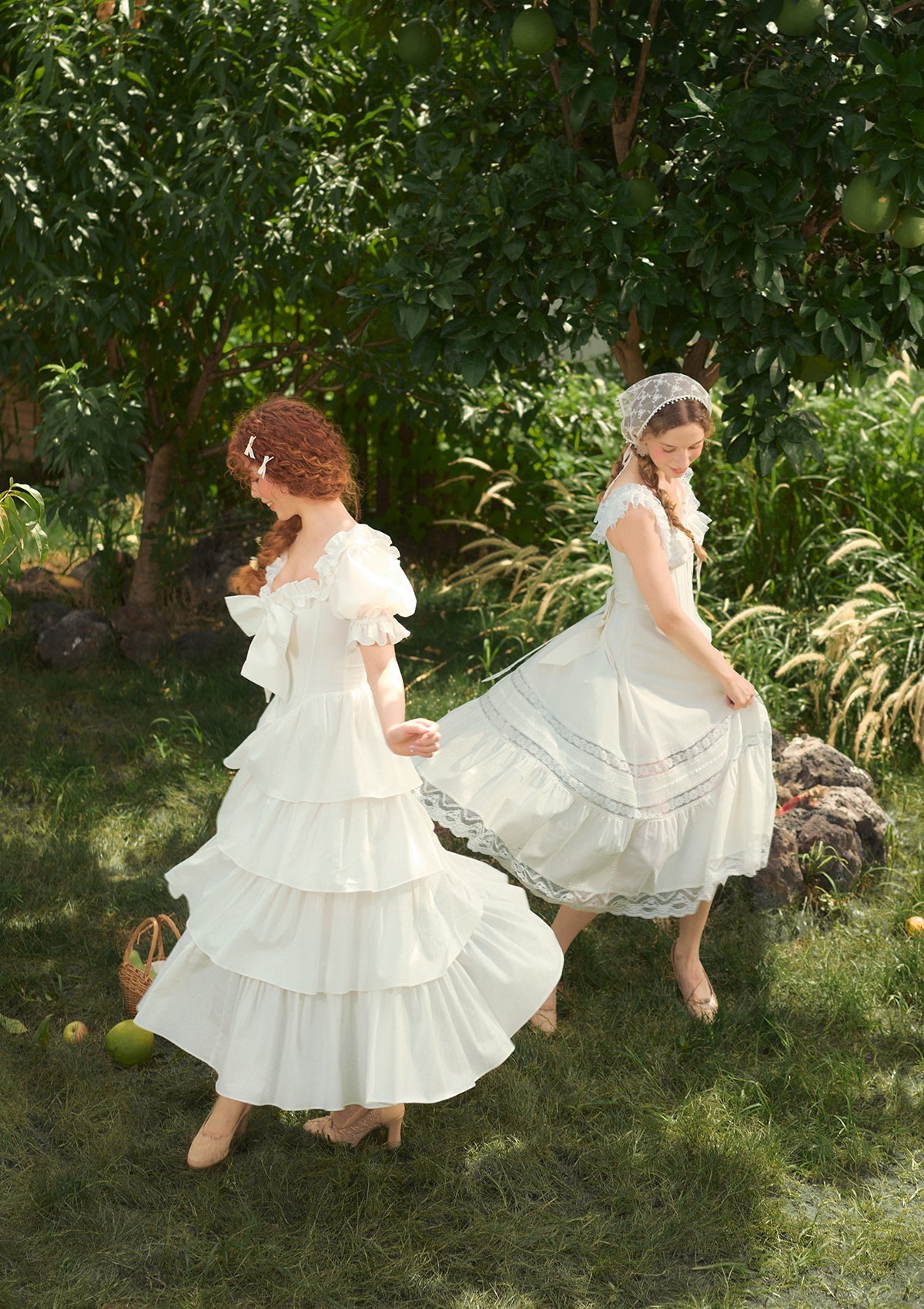 "Pure White" Garnet Corset Dress