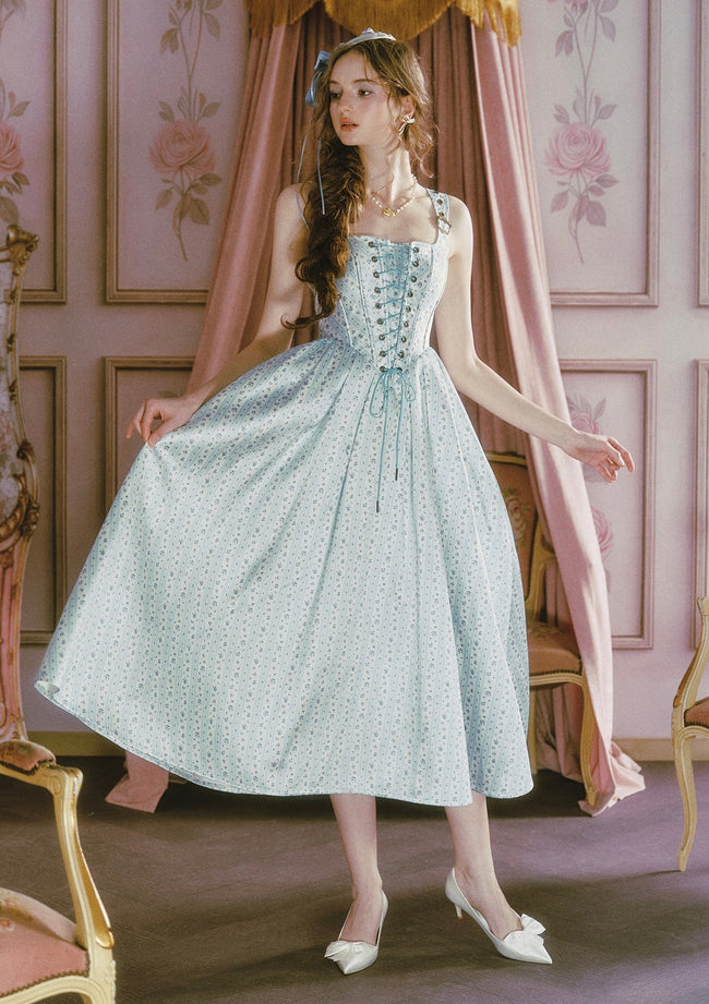Afternoon Sweet Tea Dress (Blue) Hover Image