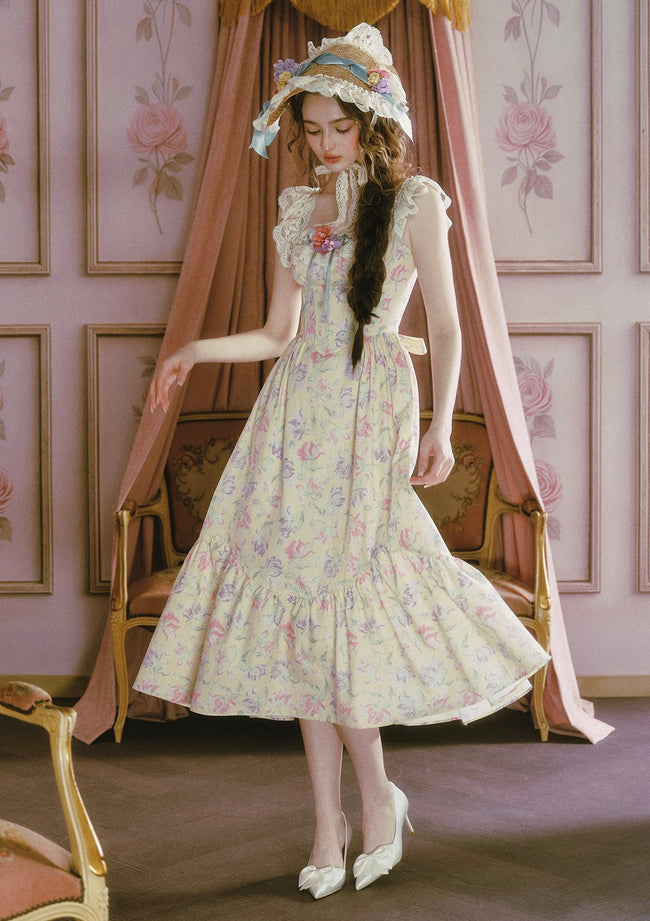 Honey Tea Garden Dress Hover Image