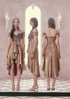 Purple Gold Aria Dress